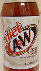 A&W Cream Soda Zero Sugar 2 Liter
