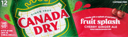 Canada Dry Fruit Splash Cherry Ginger Ale