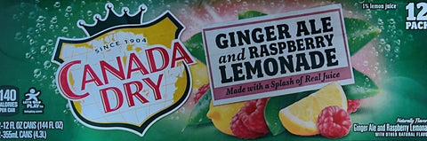 Ginger Ale Raspberry Lemonade Canada Dry Ginger Ale and Raspberry Lemonade available now. Buy today ...