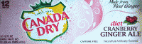 Canada Dry Cranberry Ginger Ale Diet